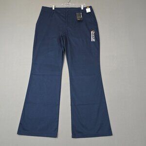 Lee Plus Wrinkle Free Bootcut Trousers Women’s 18W Navy Mid Rise